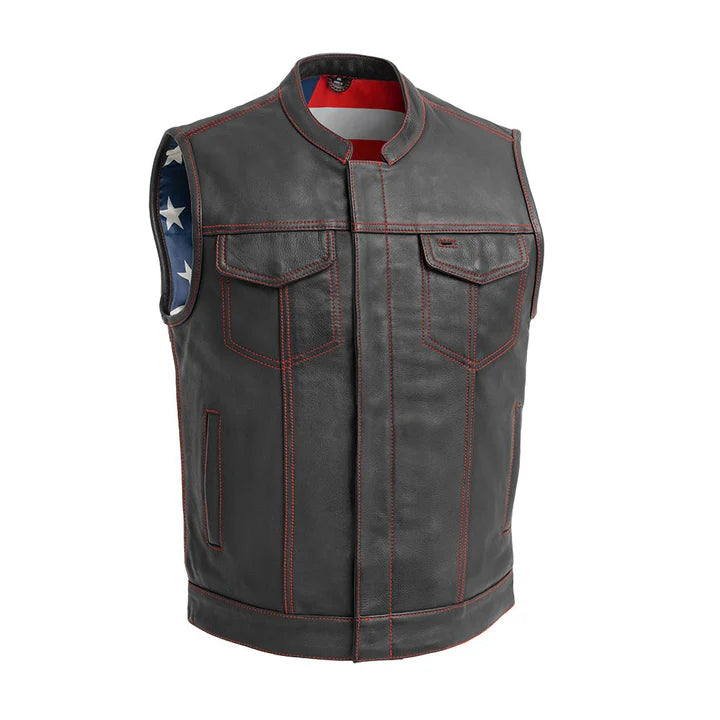 Americano Redo Men's Motorcycle Leather Vest