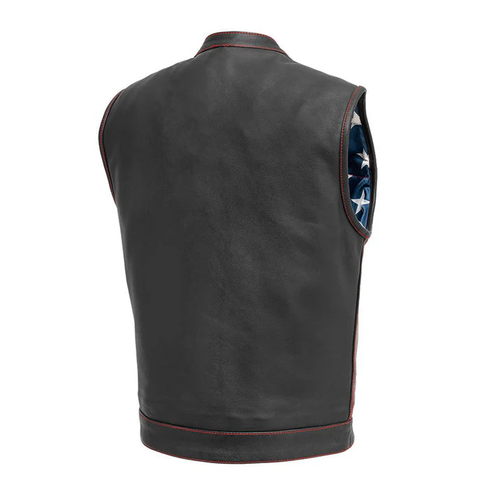 Americano Redo Men's Motorcycle Leather Vest
