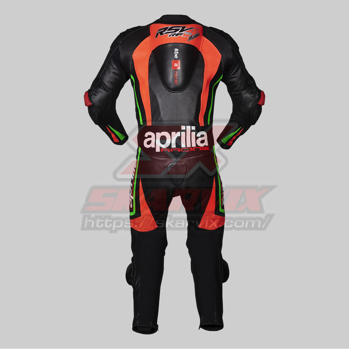 Aprilia RSV4 Italian Black Race Suit