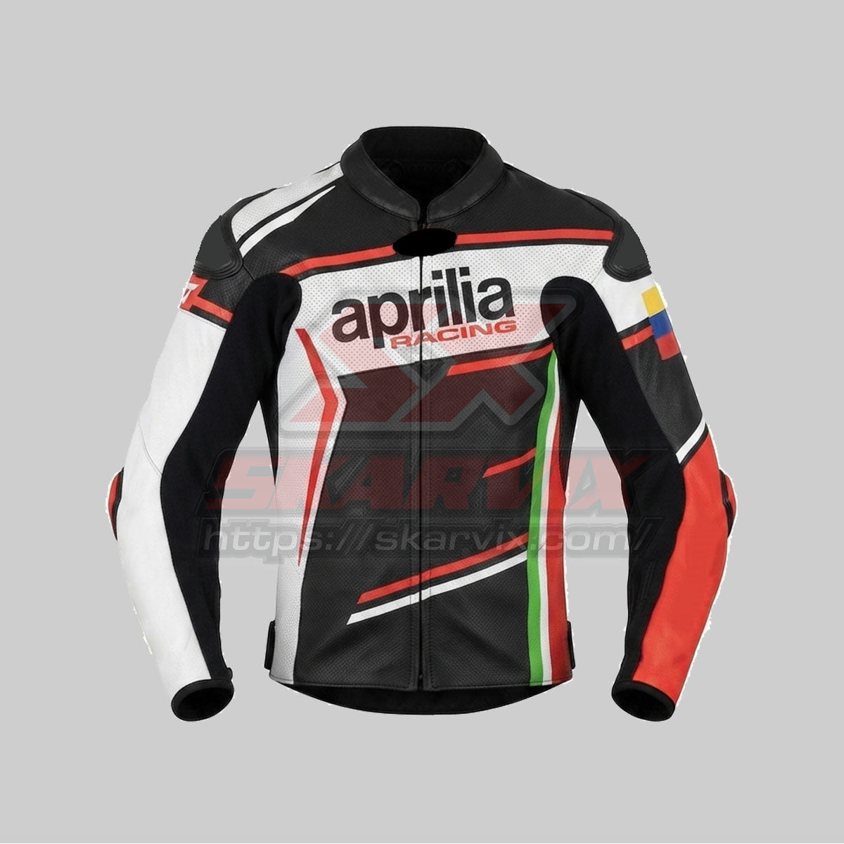 Aprilia TriColor Leather Race Jacket