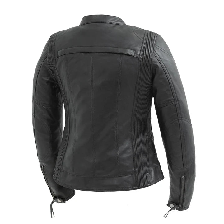Cinepax Women's Motorcycle Leather Jacket