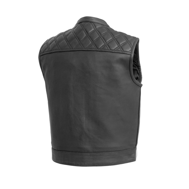 Diamond Men's Motorcycle Leather Vest