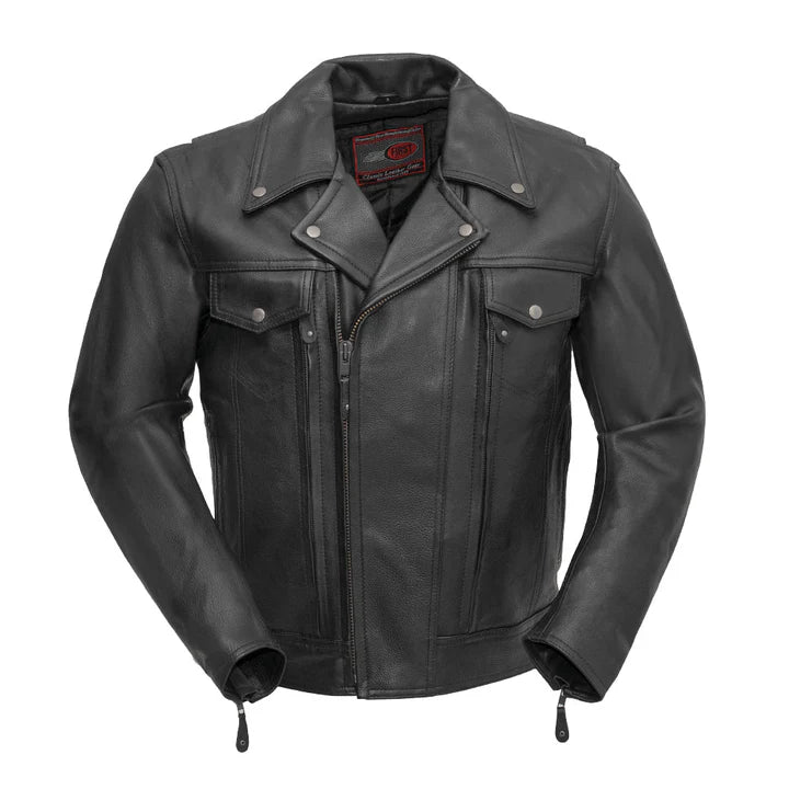 Digger Men's Motorcycle Leather Jacket