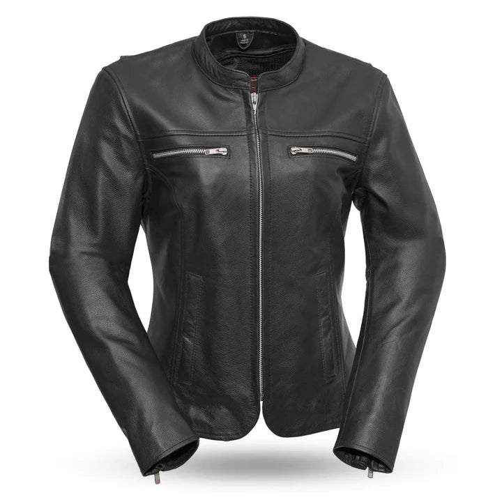 Doria Women's Motorcycle Leather Jacket