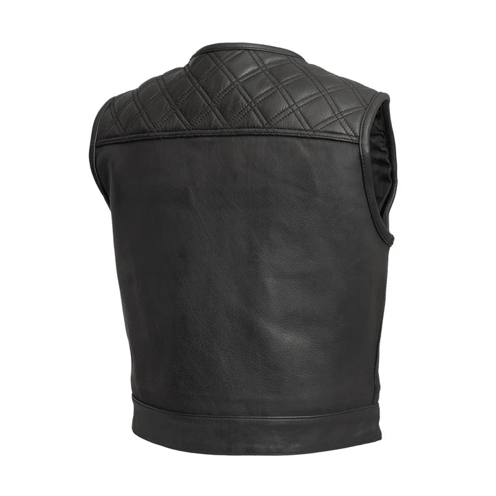 Dublen Men's Motorcycle Leather Vest