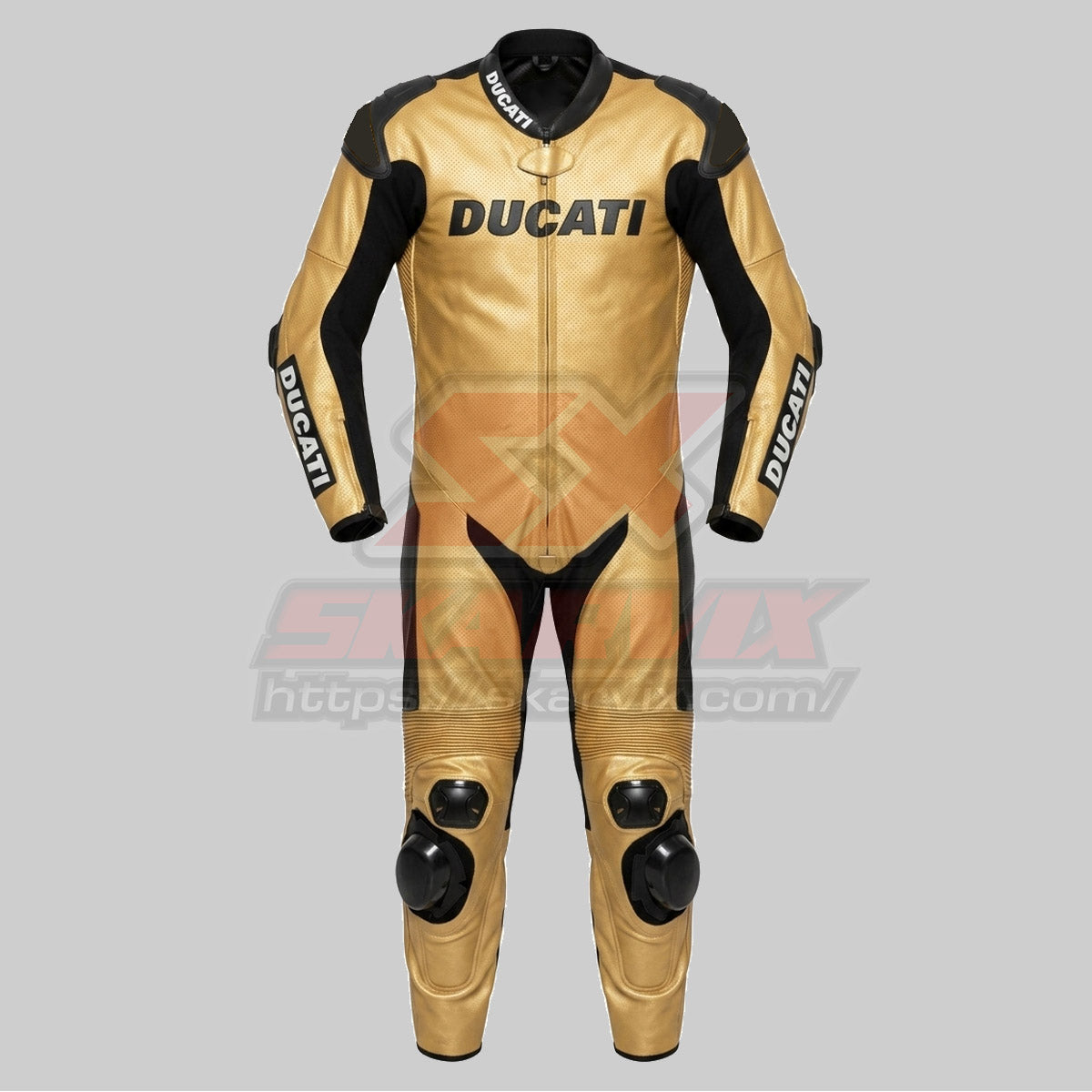Ducati Golden Leather Race Suit