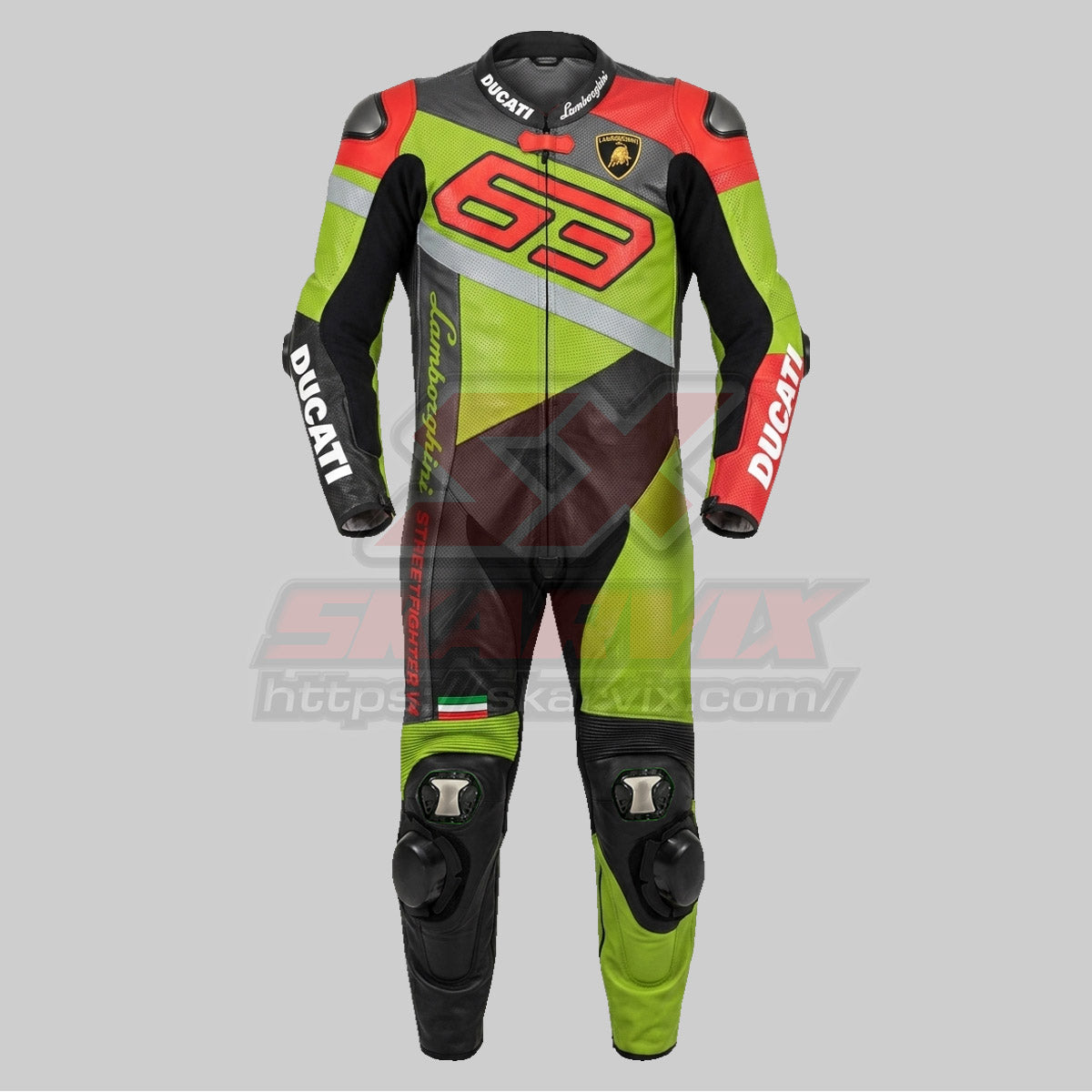 Ducati Lamborghini Leather Race Suit