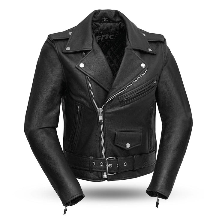 Flyppa Women's Motorcycle Leather Jacket