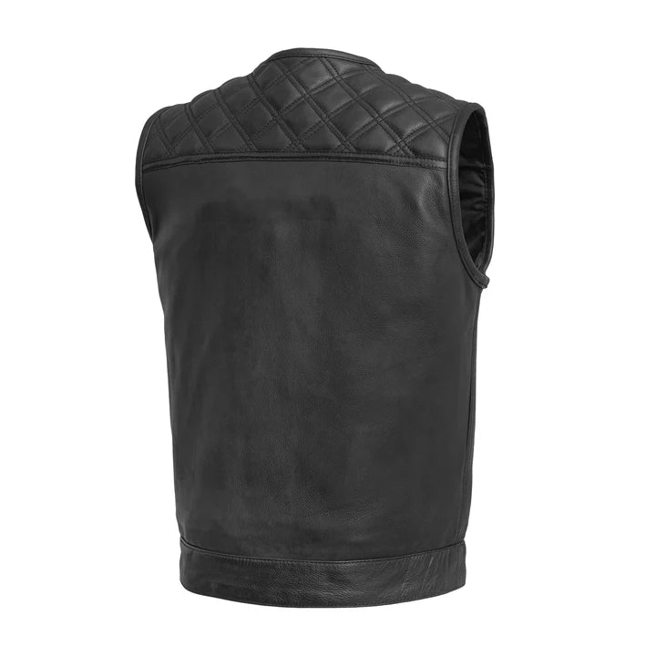 Gerald Men's Motorcycle Leather Vest