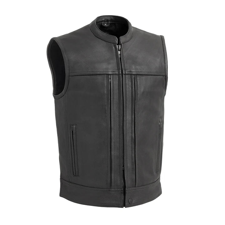 Godzilla Men's Motorcycle Leather Vest