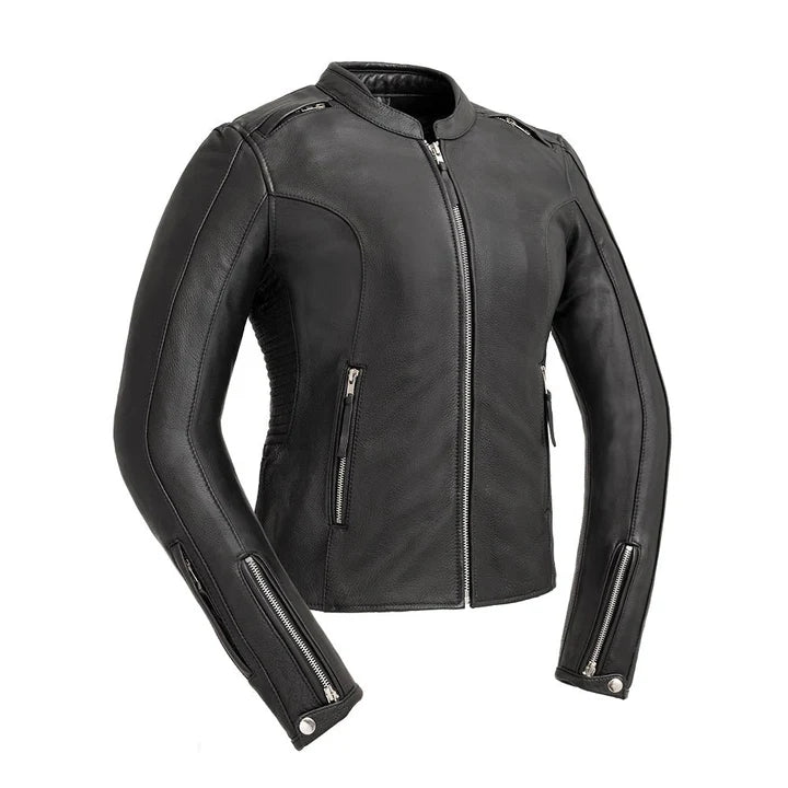 Gyclon Women's Motorcycle Leather Jacket
