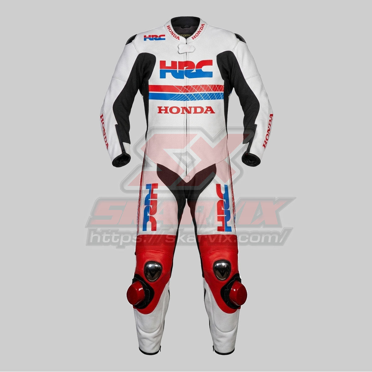 Honda HRC White Leather Race Suit