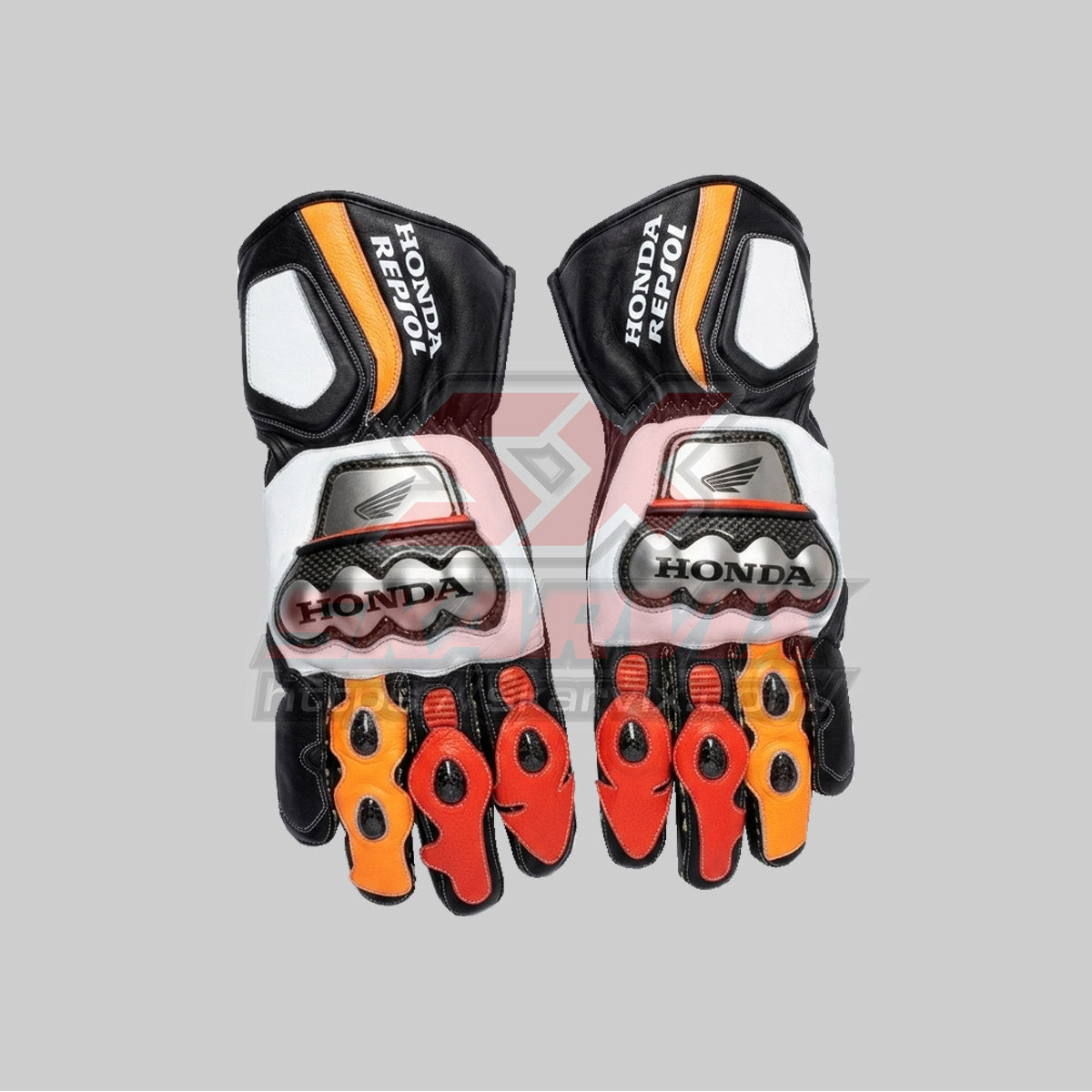 Honda Repsol Leather Race Gloves