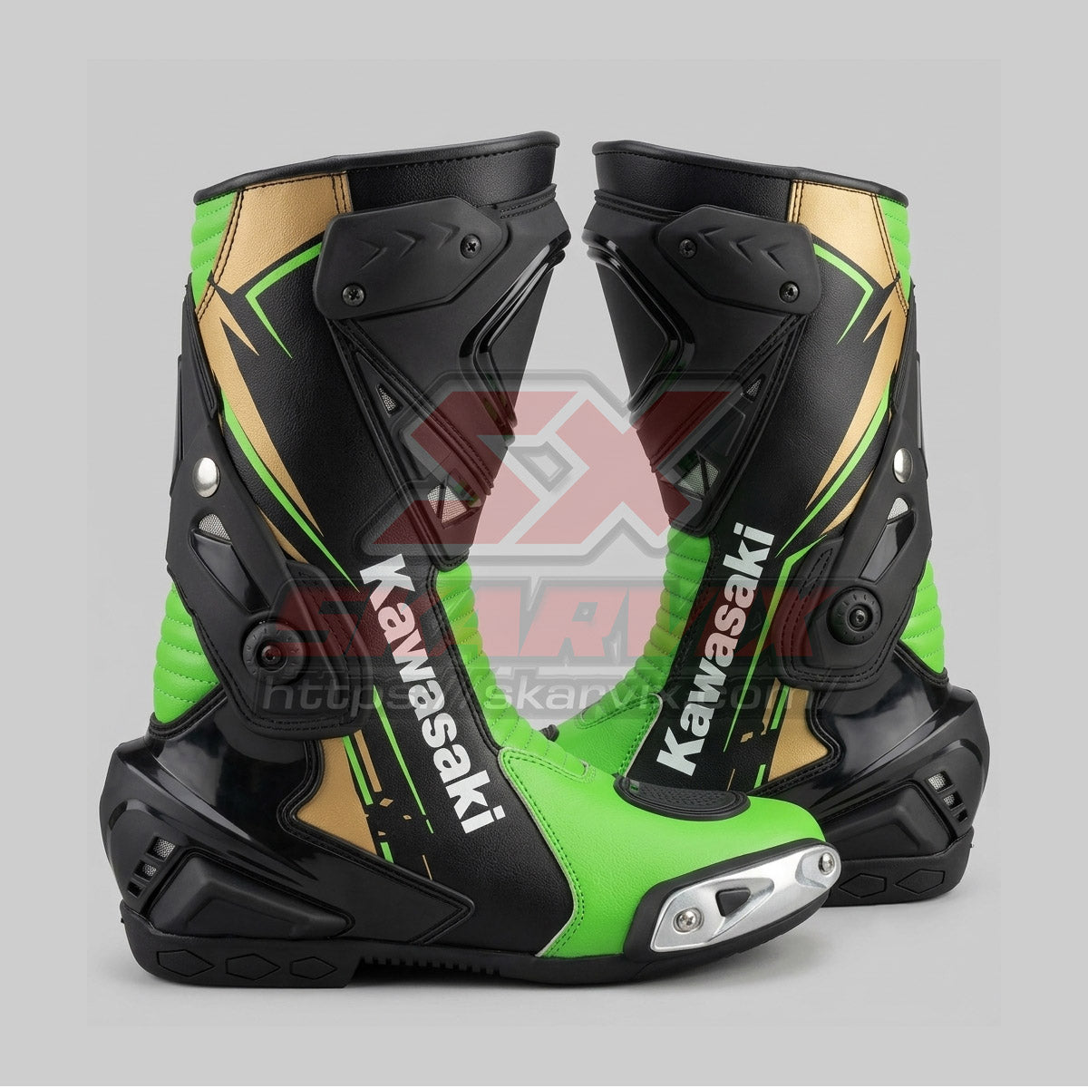Kawasaki Delta Leather Race Boots