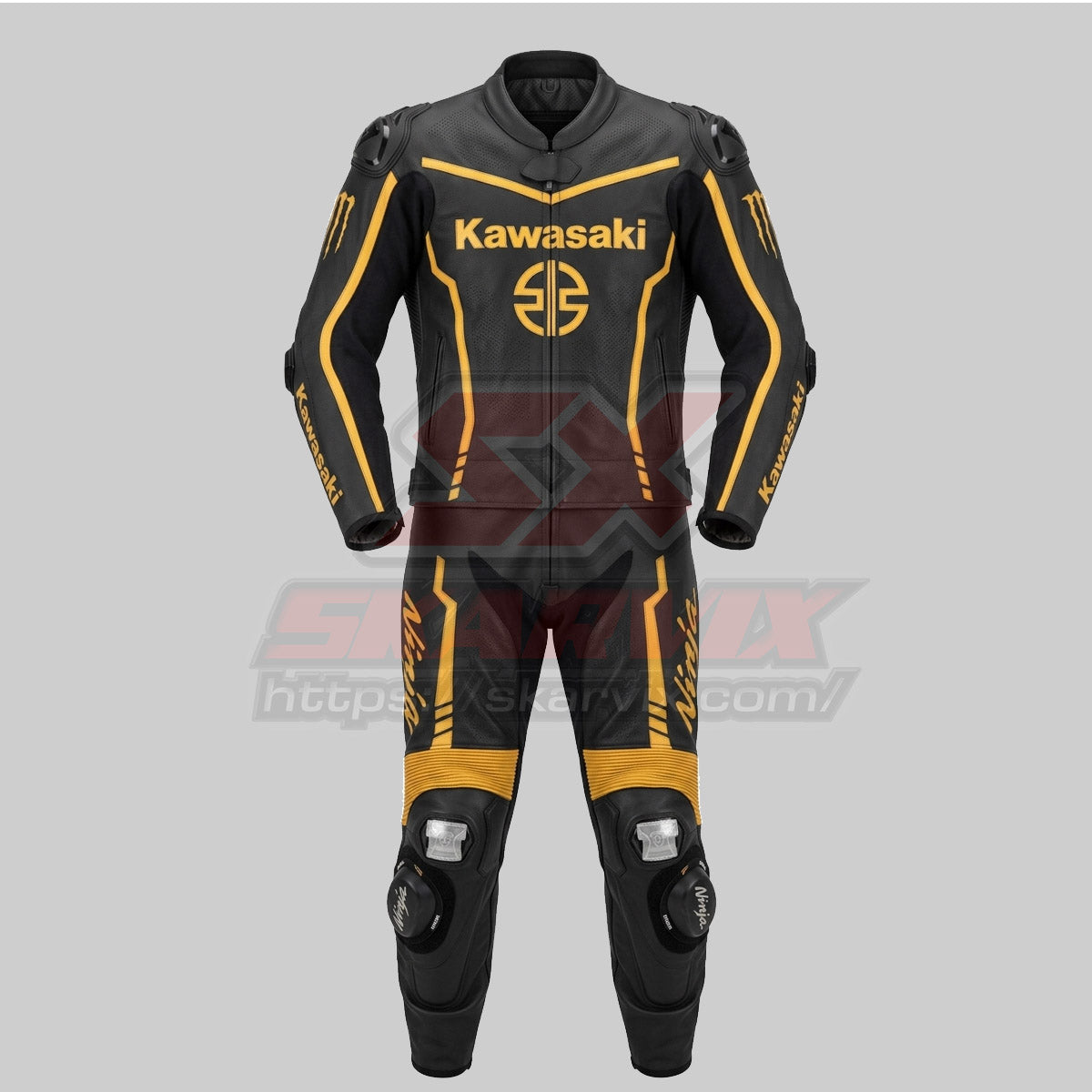 Kawasaki Goldee Leather Race Suit