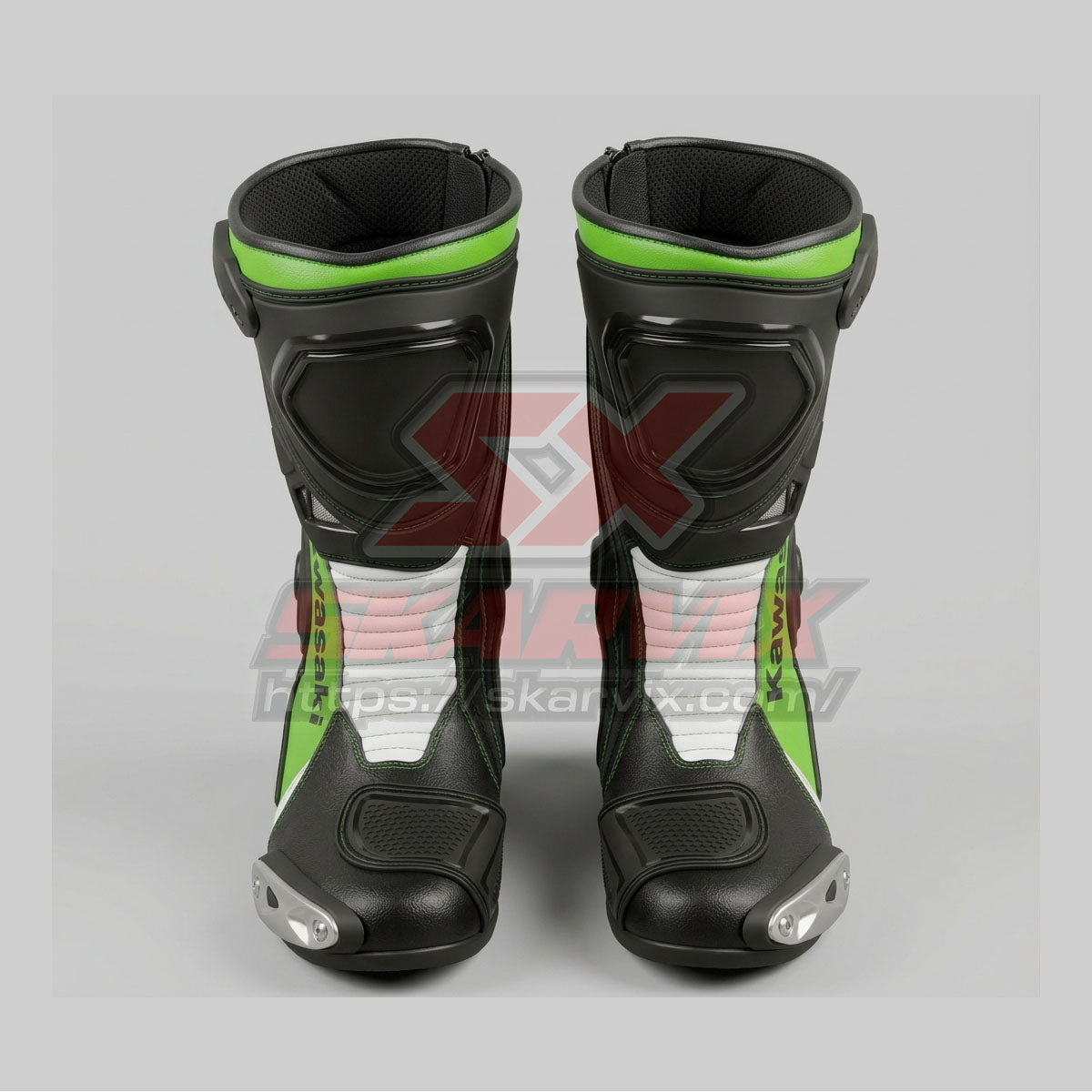 Kawasaki Motorcycle Leather Boots