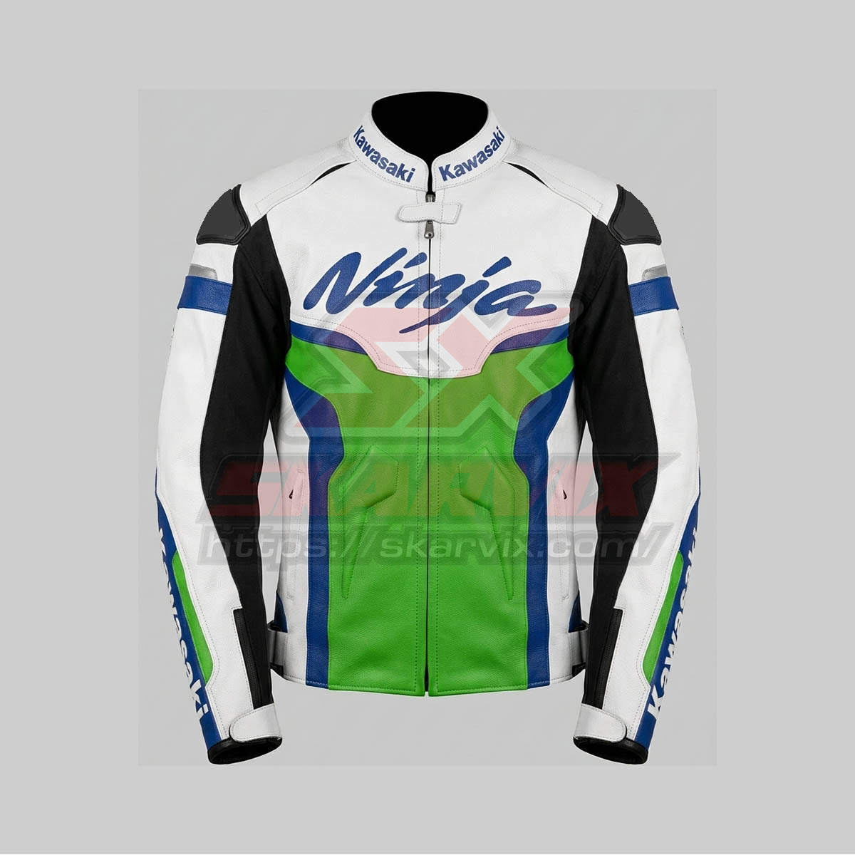 Kawasaki Ninja Motorcycle Leather Jacket