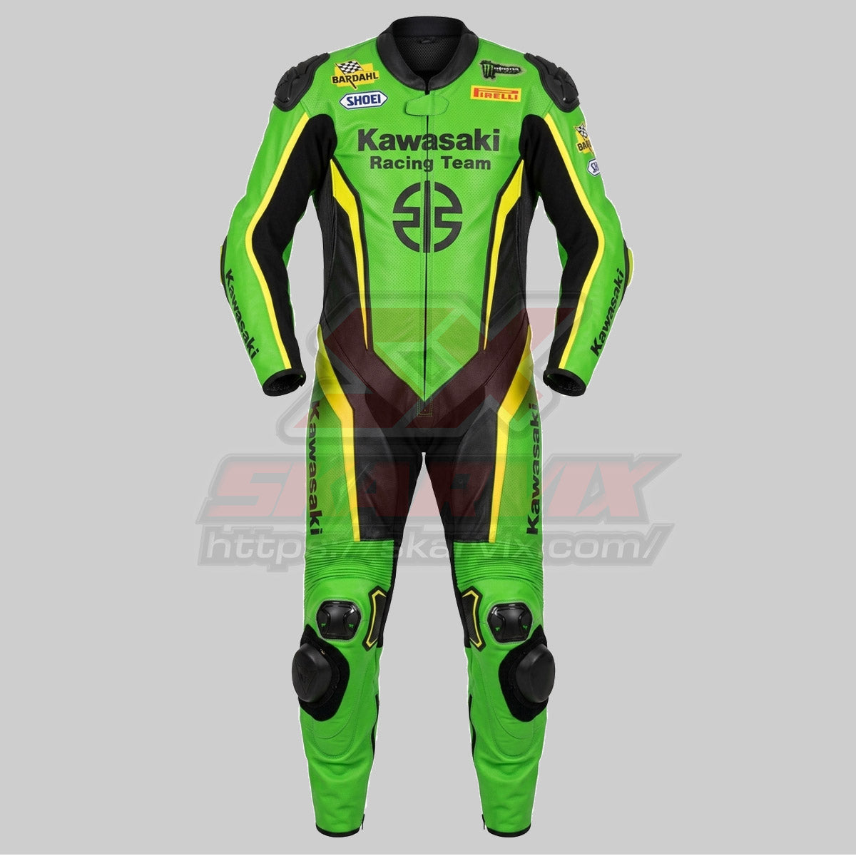 Kawasaki Racing Leather Suit