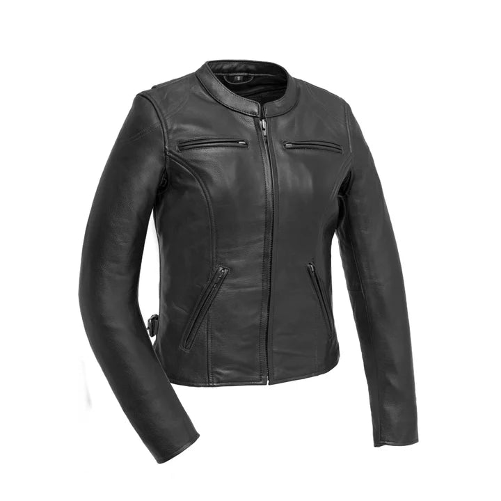 Khaplu Women's Motorcycle Leather Jacket