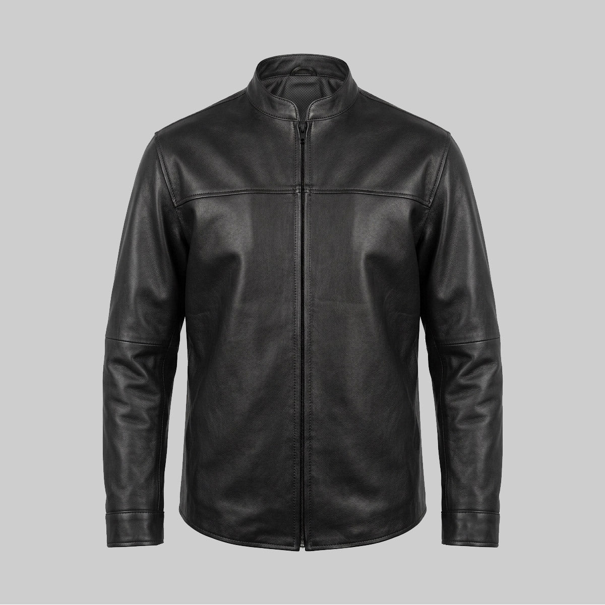 Leather Snapped Shirt
