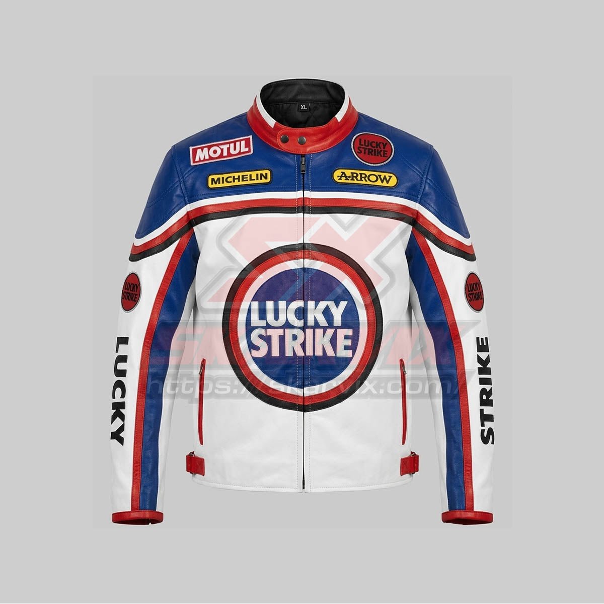 Lucky Strike Motorcycle Leather Jacket