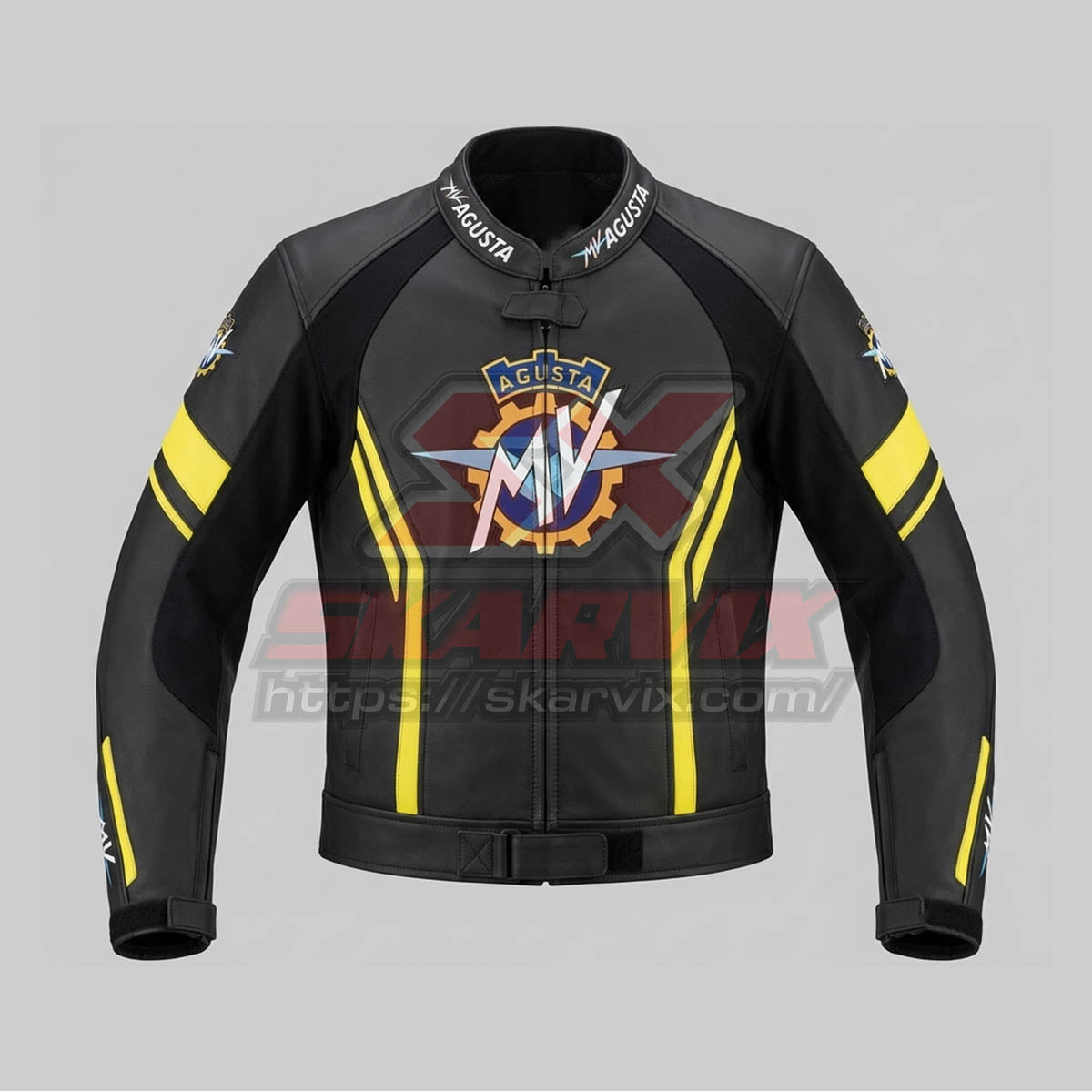 MV Agusta Leather Motorcycle Jacket