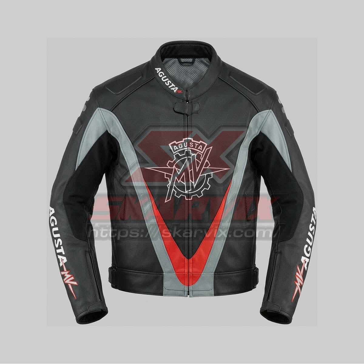 MV Agusta Motorcycle Leather Jacket