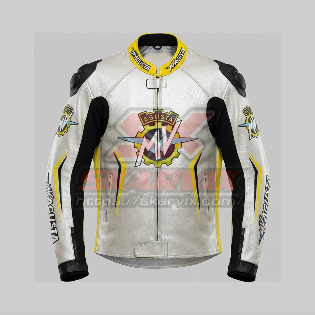 MV Agusta Shino Motorcycle Leather Jacket