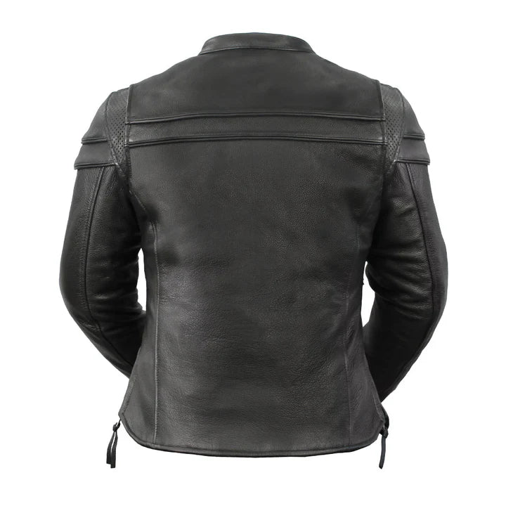 Meltox Women's Motorcycle Leather Jacket