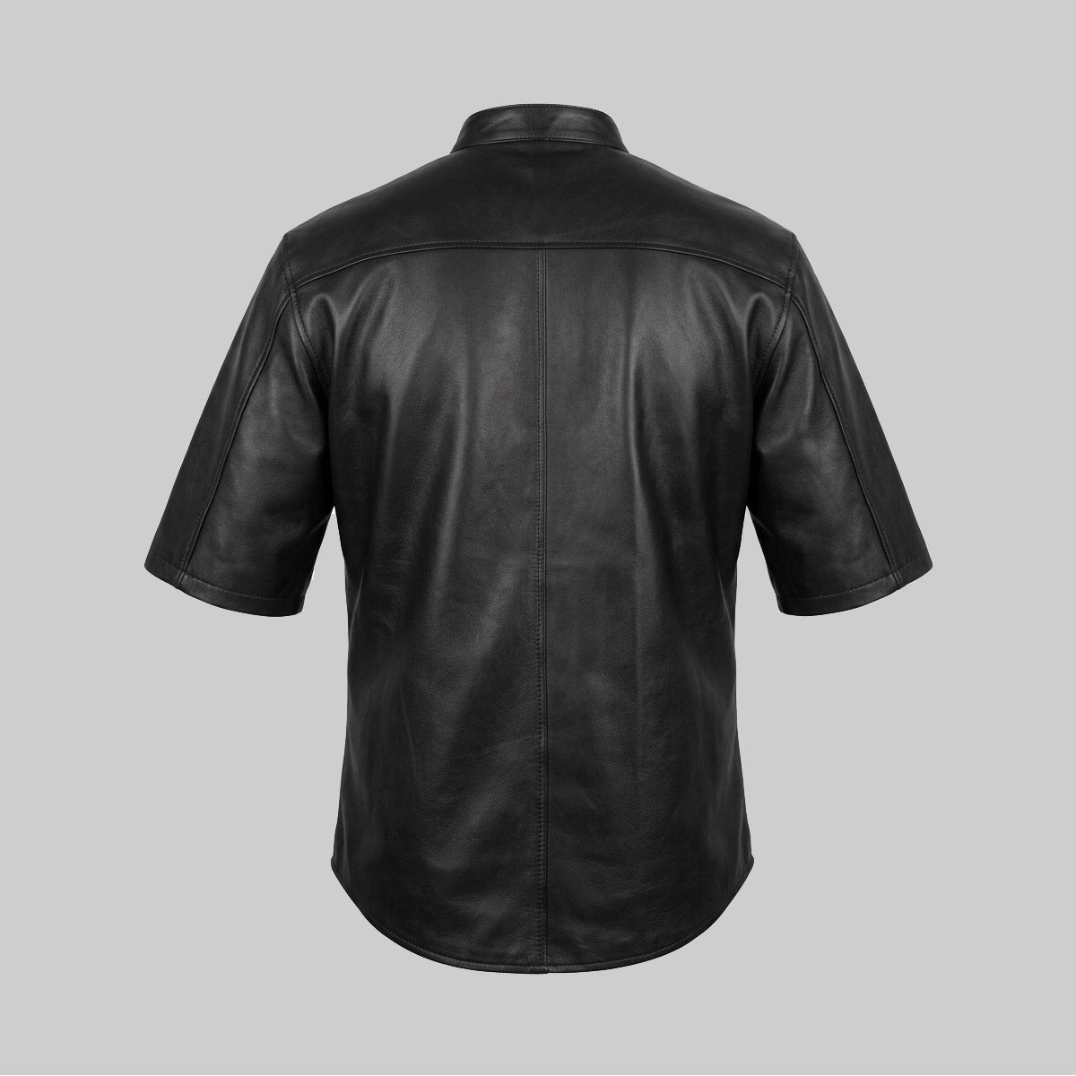 NFL Half Sleeves Leather Shirt