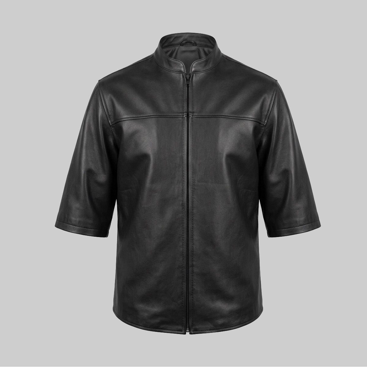 NFL Half Sleeves Leather Shirt