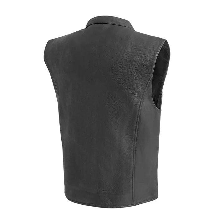 Naltar Men's Motorcycle Leather Vest