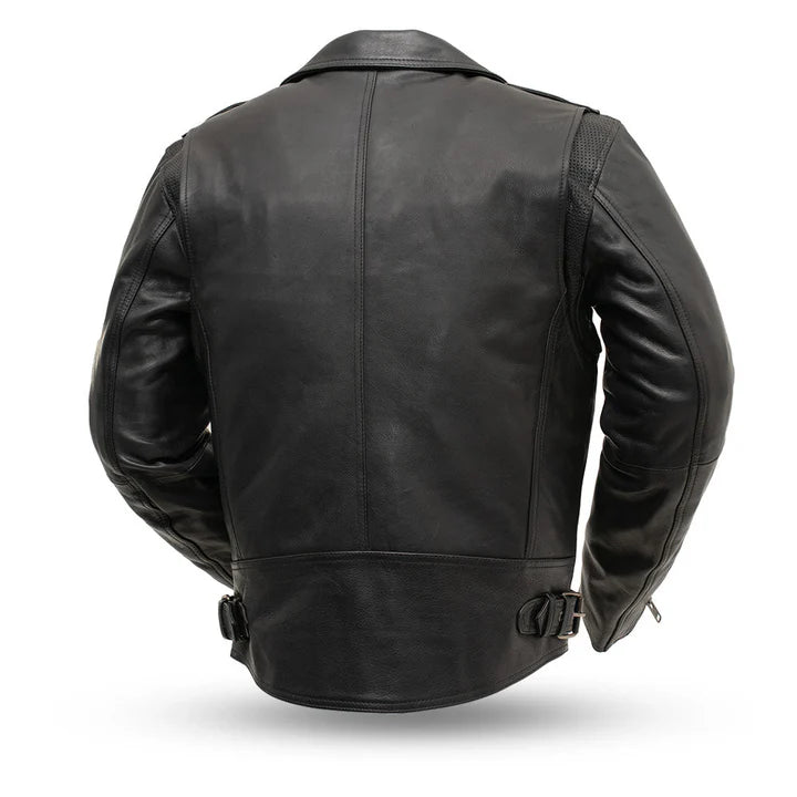 Reblox Men's Motorcycle Leather Jacket