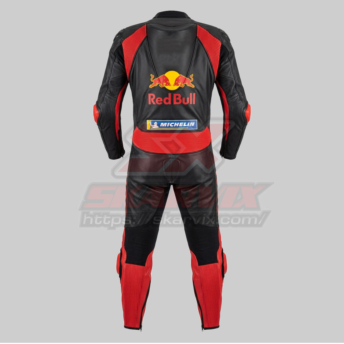 Redbull Black Leather Race Suit