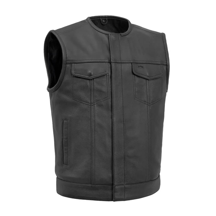 Revlon Men's Motorcycle Leather Vest