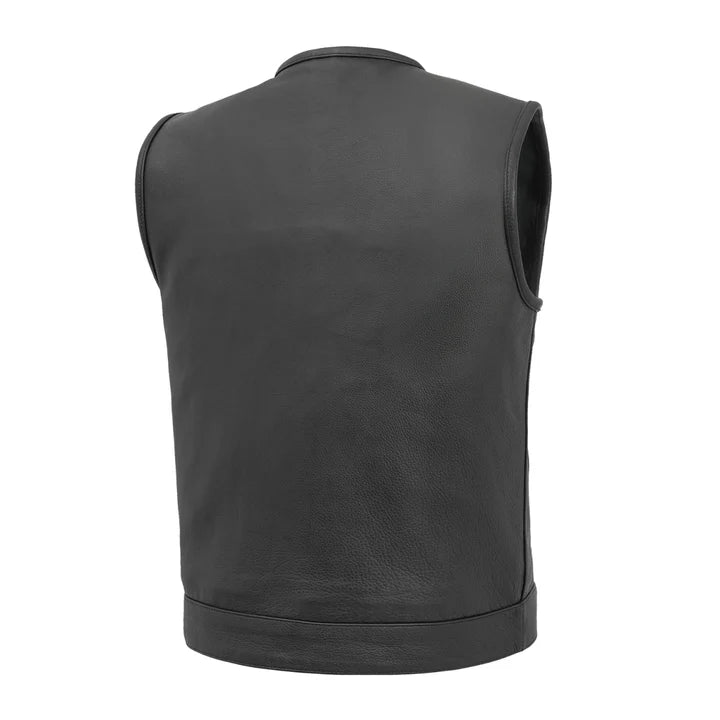 Revlon Men's Motorcycle Leather Vest
