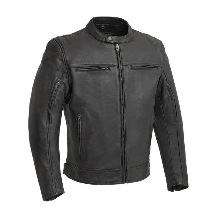 Shilder Men's Motorcycle Leather Jacket