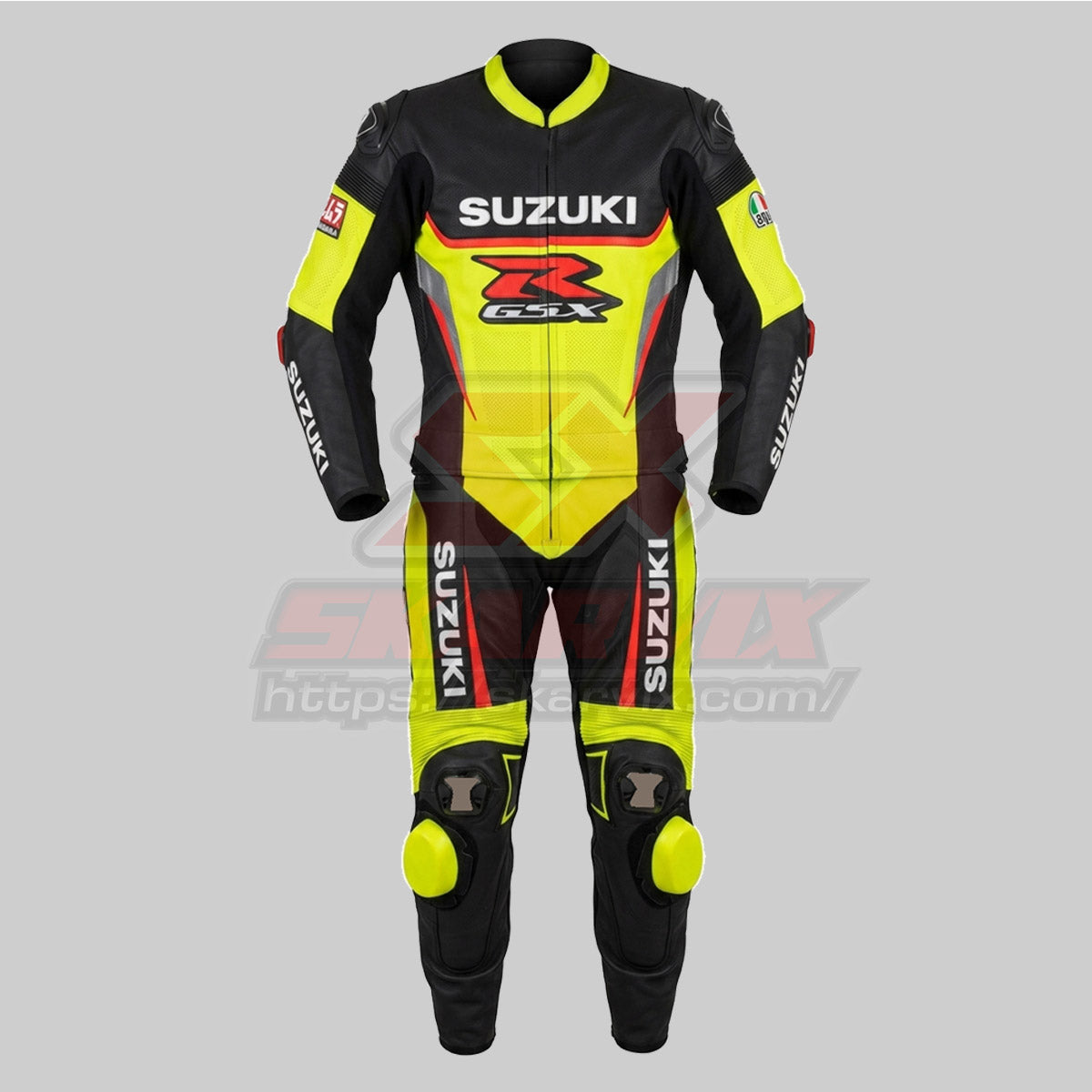 Suzuki GSXR Motorcycle Leather Suit