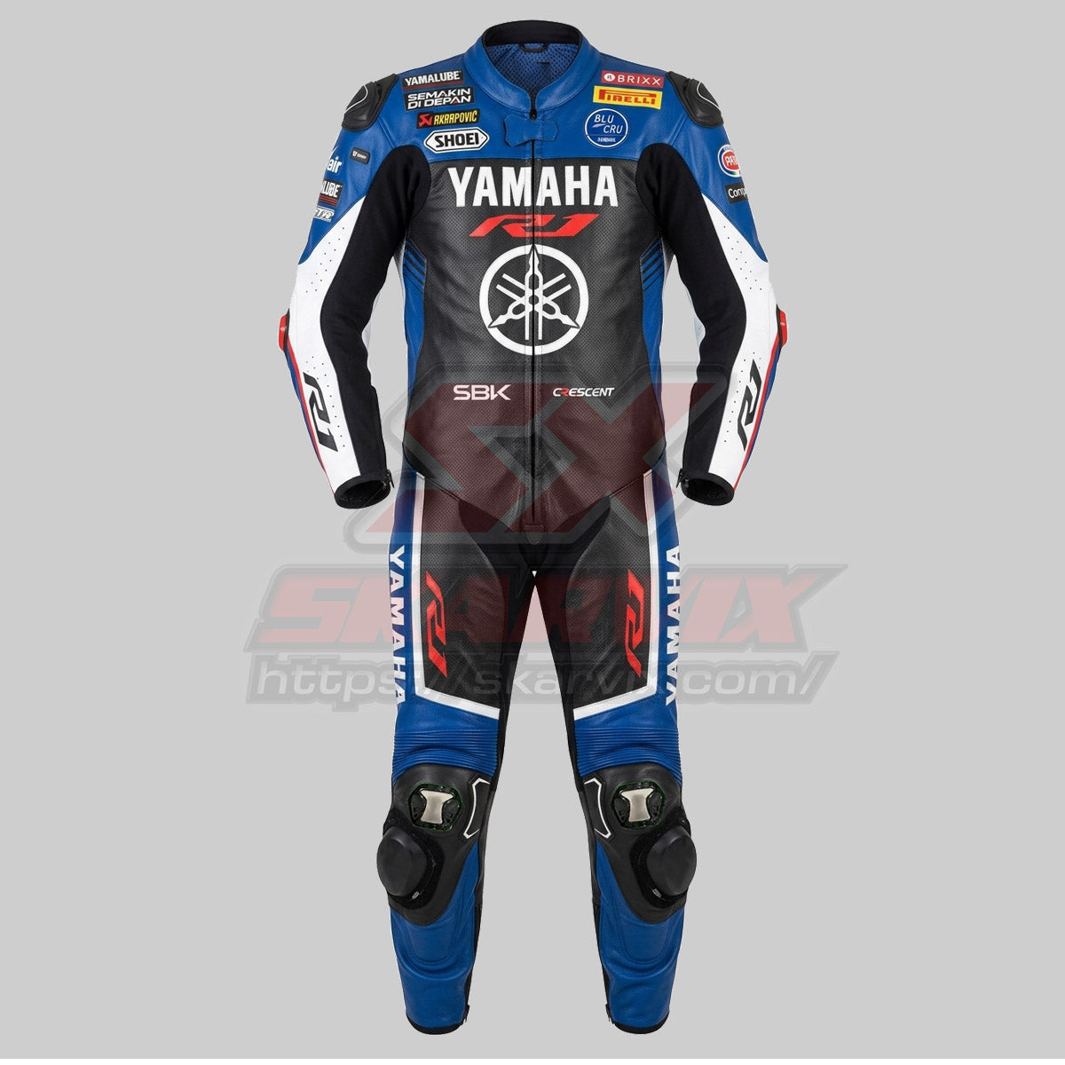 Yamaha R1 Pro Leather Race Suit